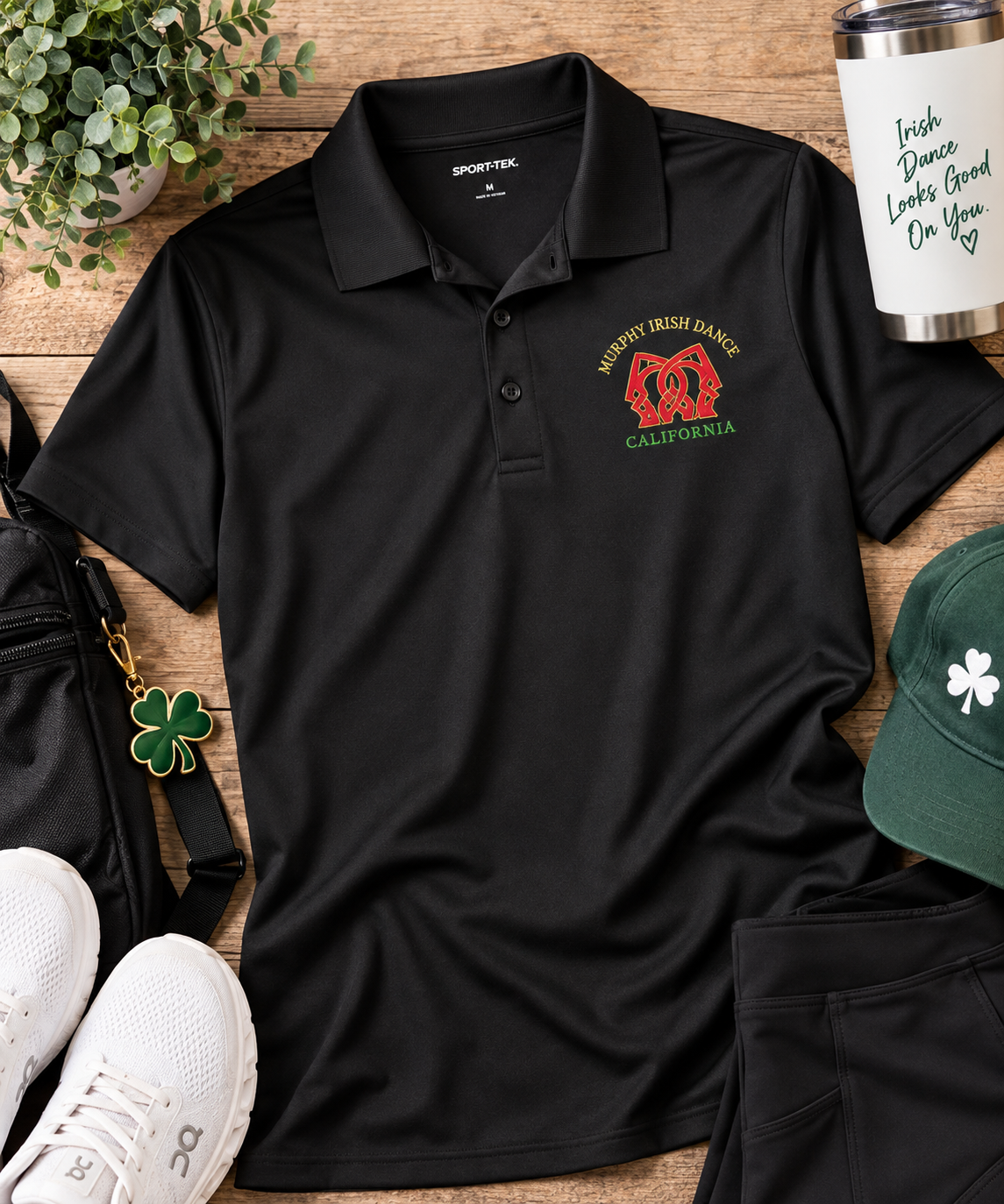 Murphy Embroidered Performance Polo