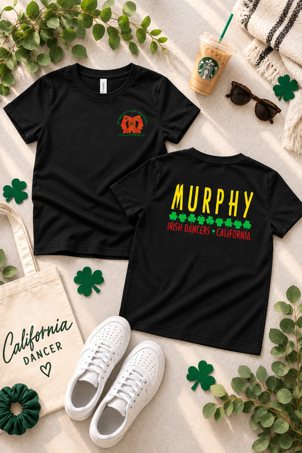 Murphy Irish Dancers Adult Tee – Black