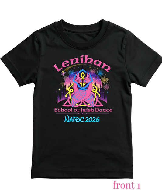 Irish Dance Nationals 2026, NAIDC 2026, Nationals 2026 Ears, Nationals 2026 School Gear, Nationals Shirt, Lenihan Shirt