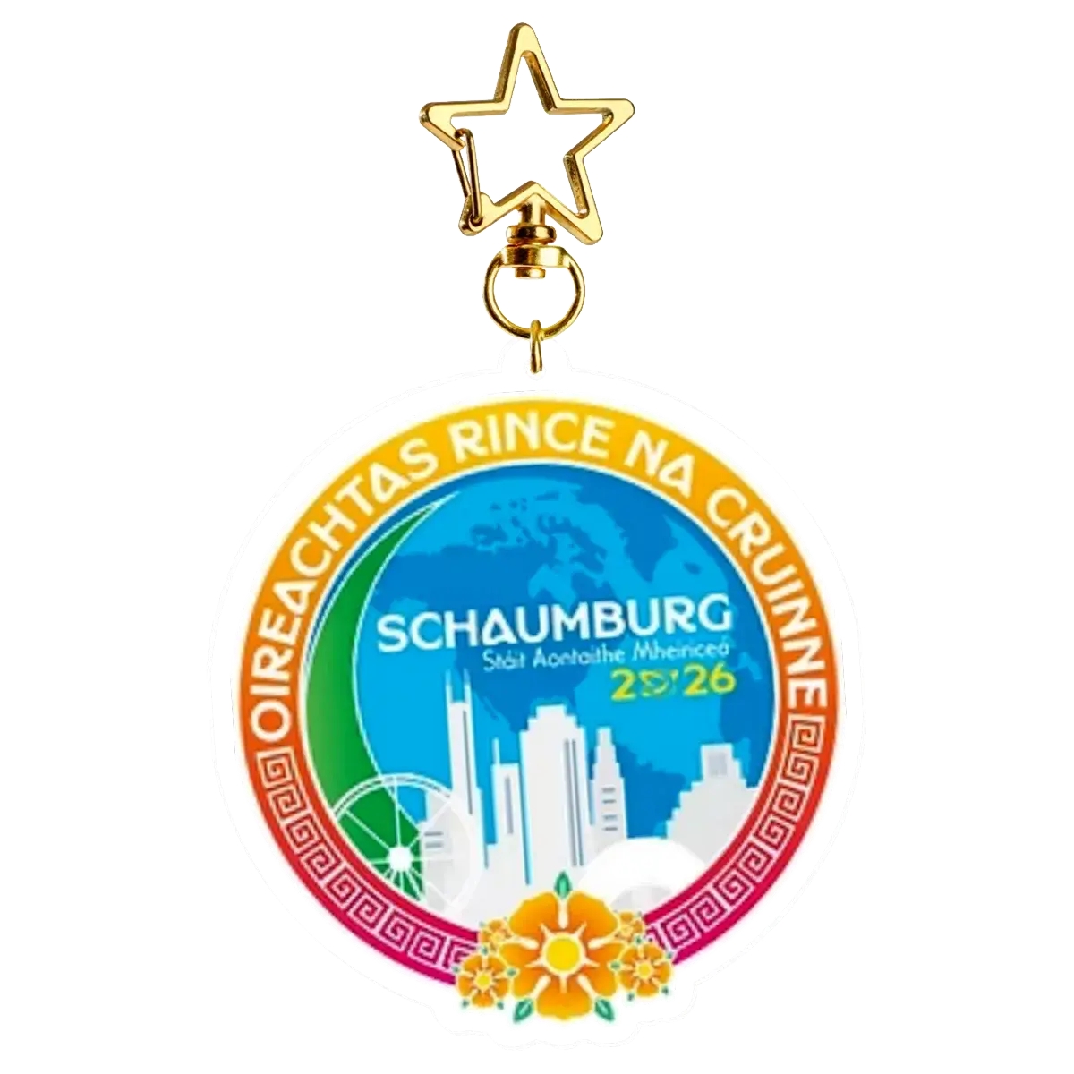 ORNCE 2026, Irish Dance Worlds Gifts, CLRG Worlds 2026 Keychain, Irish Dance Keychains