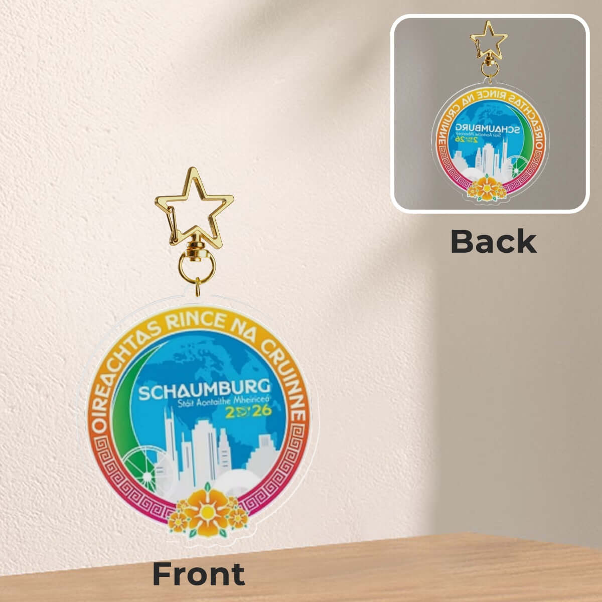 ORNCE 2026, Irish Dance Worlds Gifts, CLRG Worlds 2026 Keychain, Irish Dance Keychain