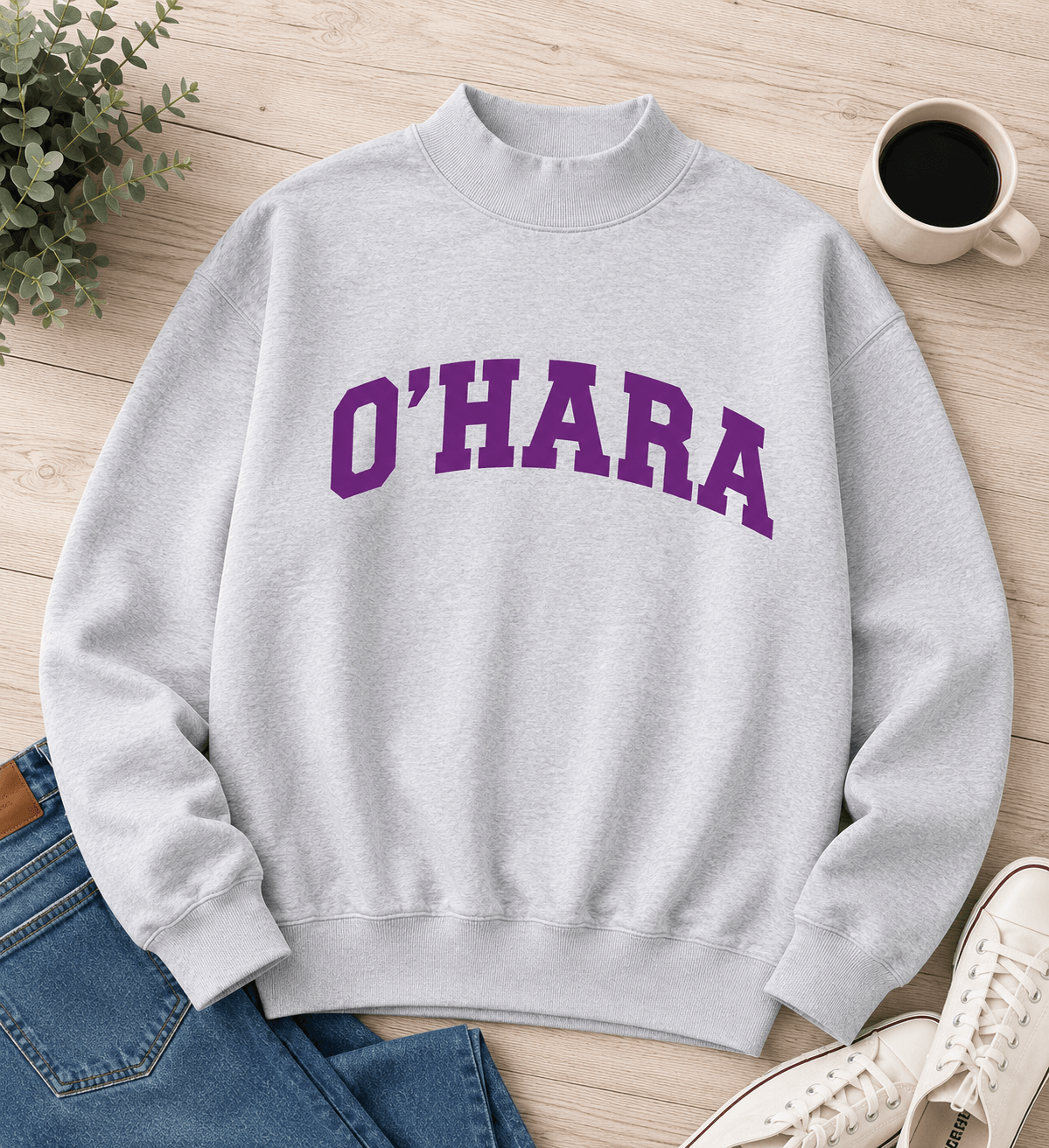 O'Hara Mockneck Sweatshirt- **Pre-order, ships by Oct 1**