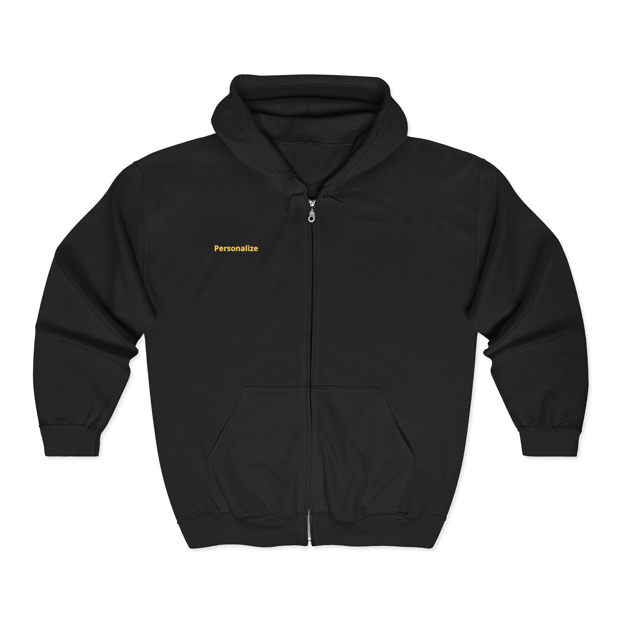O'Malley Adult Full Zip Hoodie, Personalization Option