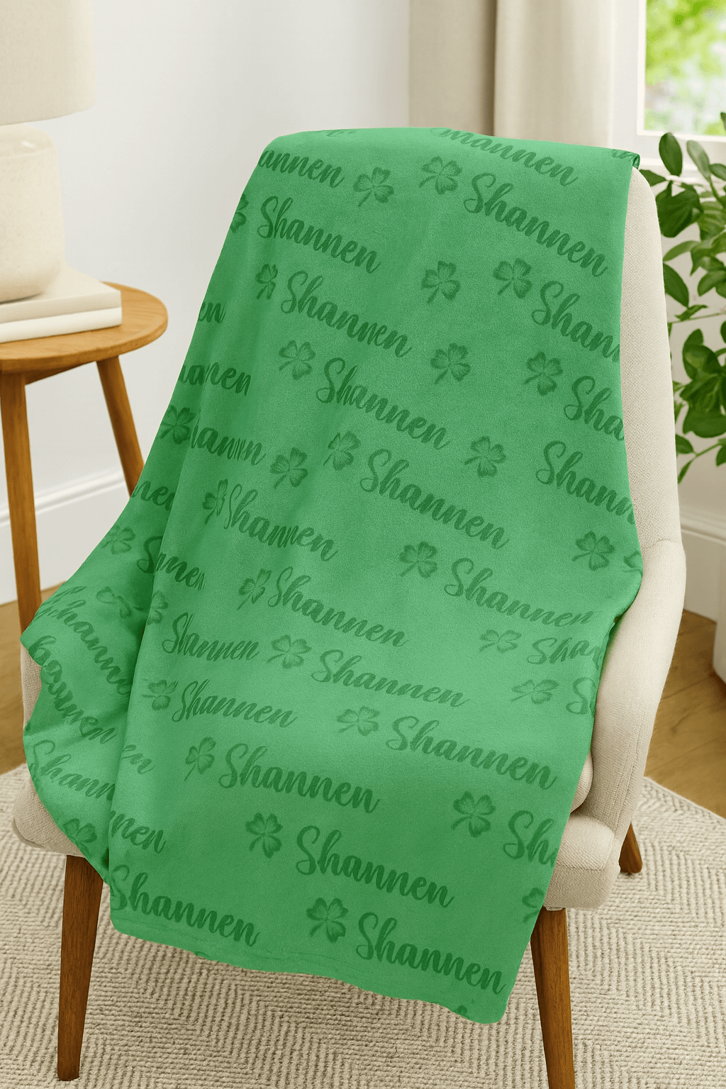 Personalized blanket, Feis Blanket, Custom Blanket, Irish Blanket, Irish Decor, Irish Dance Decor