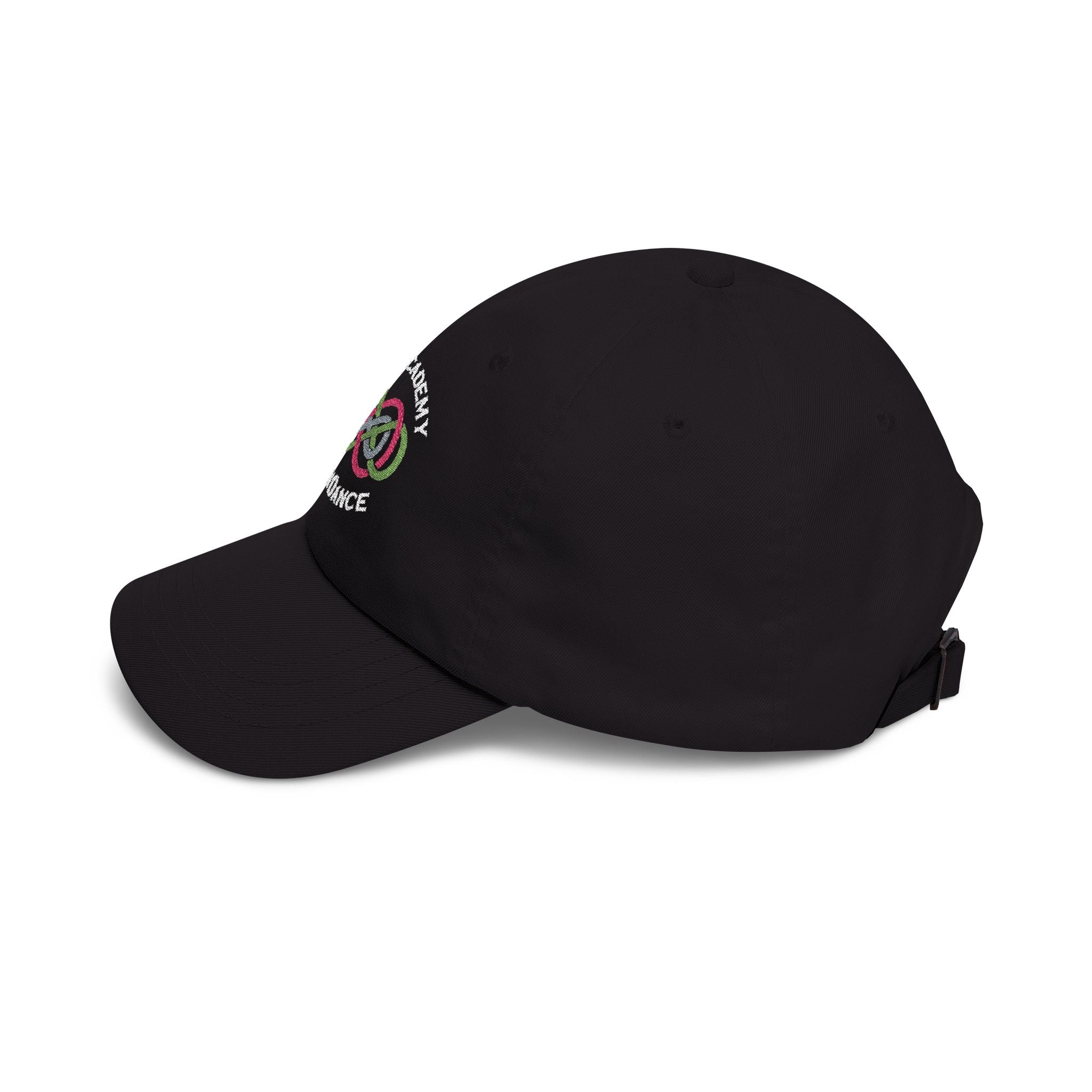 Black cap on a white background