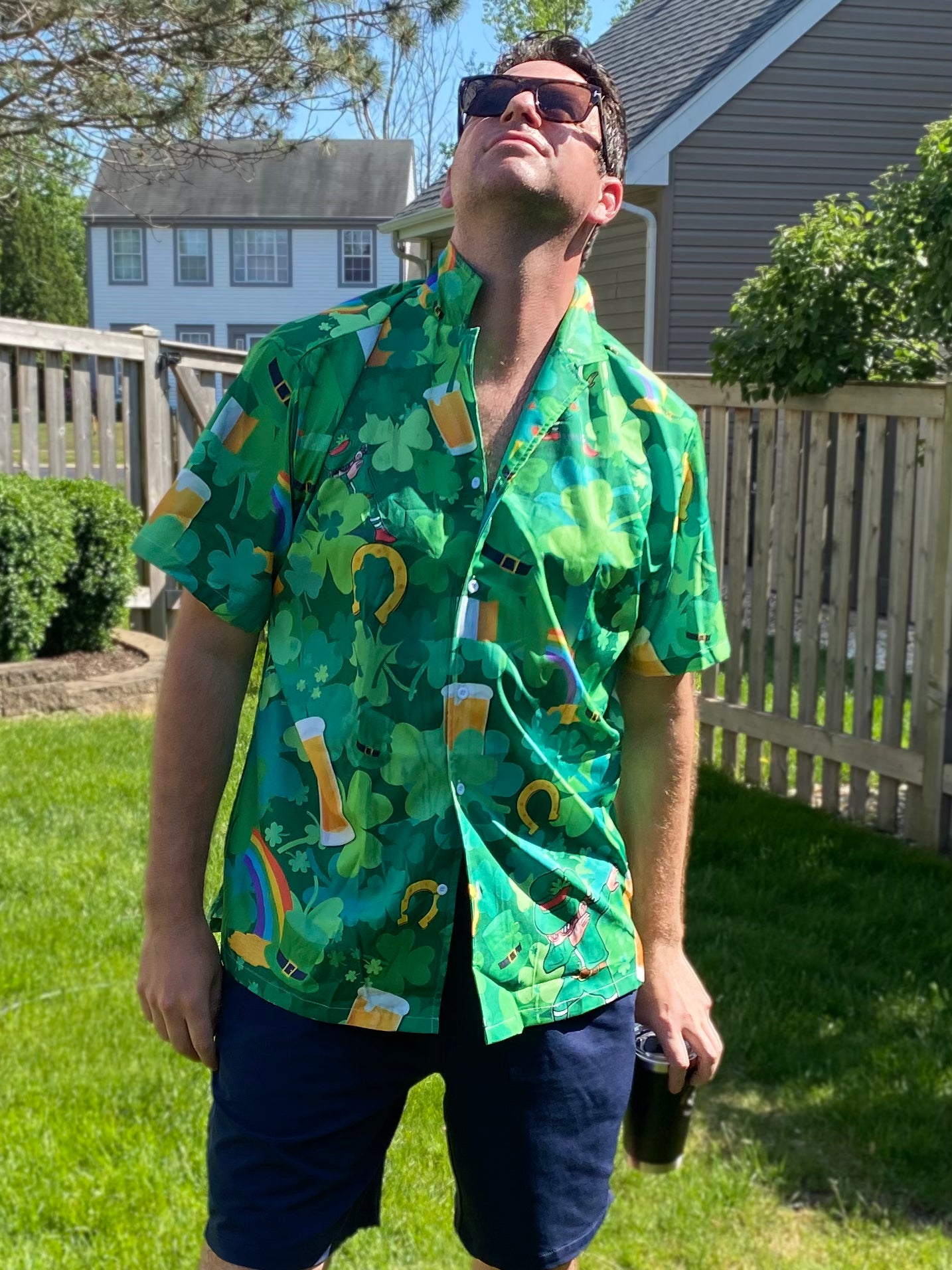 Irish Festival Men's Hawaiian Shirt With Button ClosureHawaiian Shirt5XL,6XL,7XL,8XL,Aloha Hawaii Shirt,Bachelor Party Shirt,Beach Party Shirt,beer,Birthday Gift for Dad,clover,Clovers,Custom Hawaii Shirt,Custom Party Shirt,Dad Birthday Gift,Dad Shirt,dri