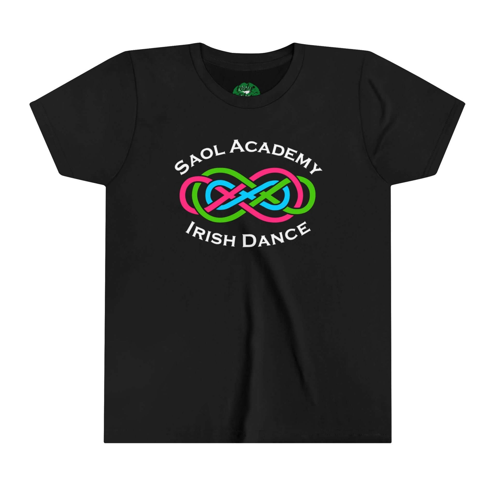 Saol Academy Youth T-Shirt, Saol School Jumper, Kids Irish Dancewear, Irish Dance Apparel Irish Dance School Uniforms Custom Irish Dance Costumes Irish Dancewear Online Irish Dance Practice Wear Irish Dance Team Apparel Comfortable Irish Dance Clothing 