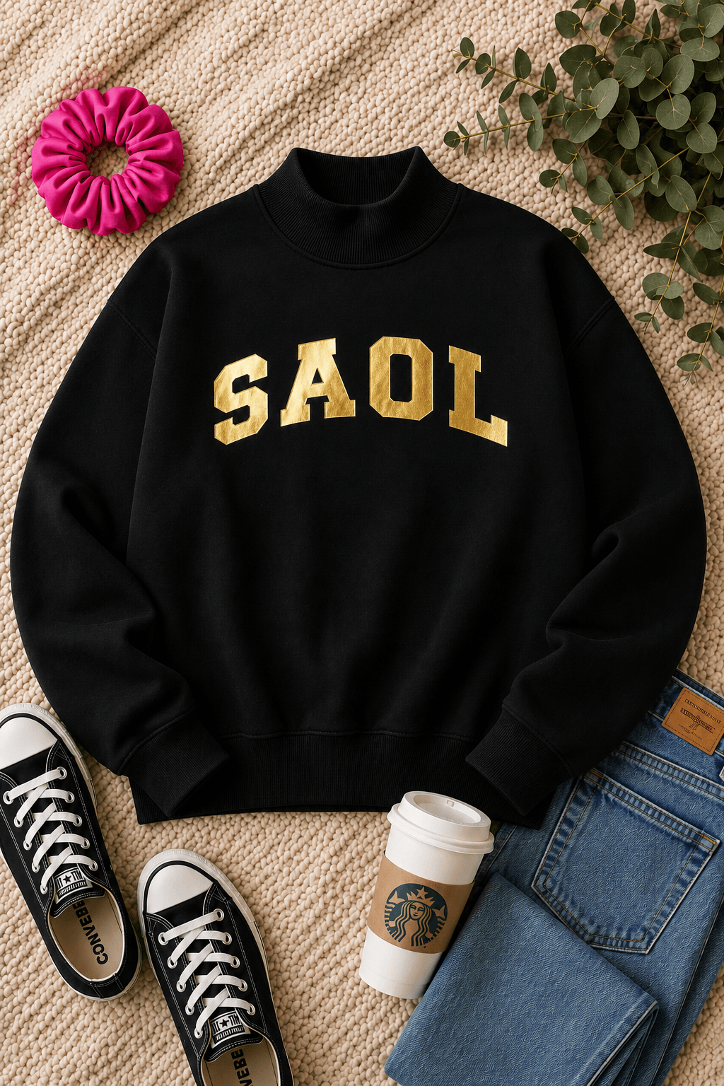 SAOL Mockneck Sweatshirt- **Pre-order, ships by Oct 1**