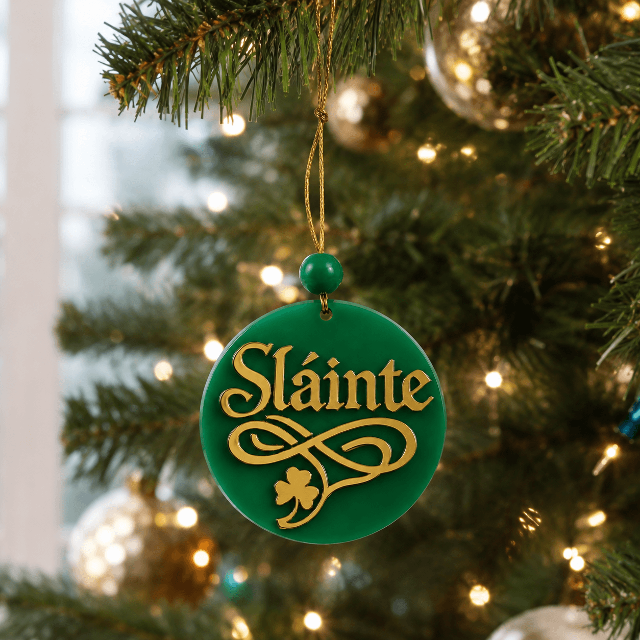 Sláinte ornament
Irish Christmas ornament
Irish gift
Celtic Christmas decor
Irish heritage gift
Irish blessing
Irish holiday decoration
Irish family gift