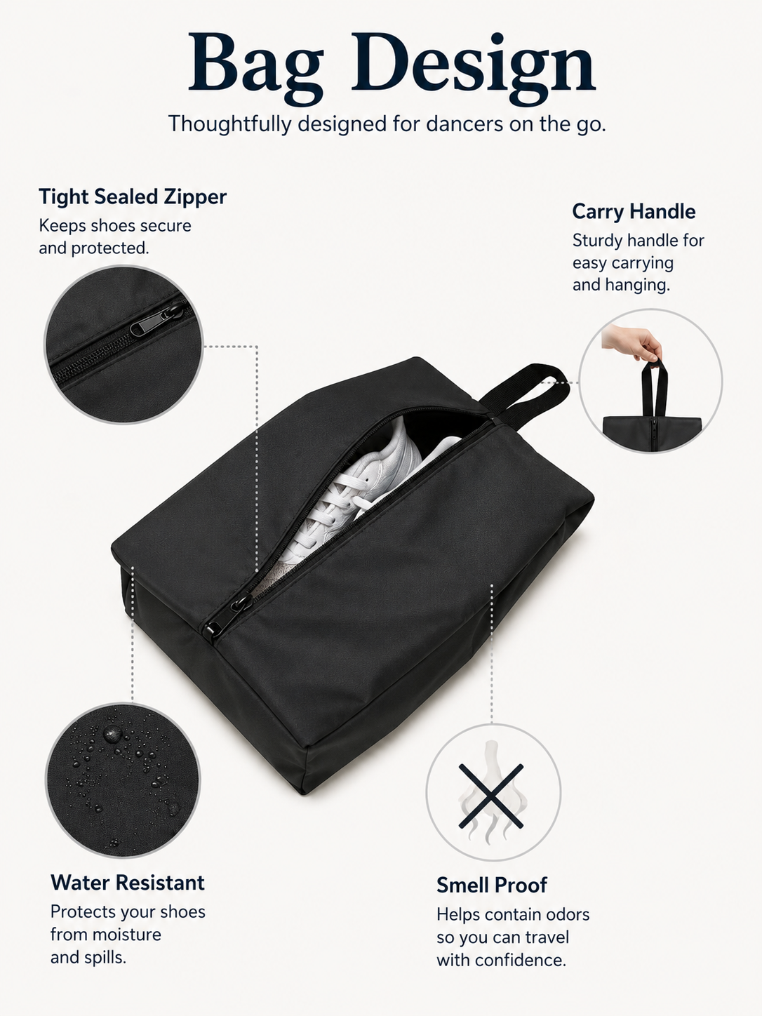 Irish Dance Travel Gear - KPA Smell Proof Shoe Bag