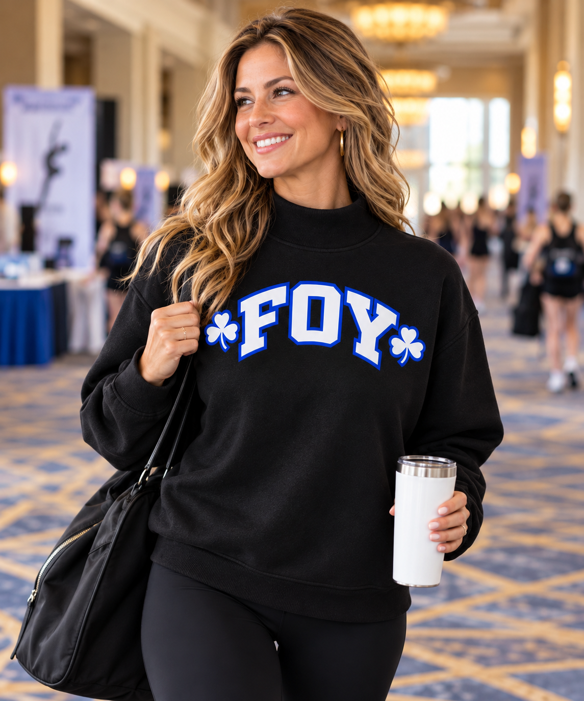 Foy Mockneck Sweatshirt ☘️ Trendy Irish Dance Gear