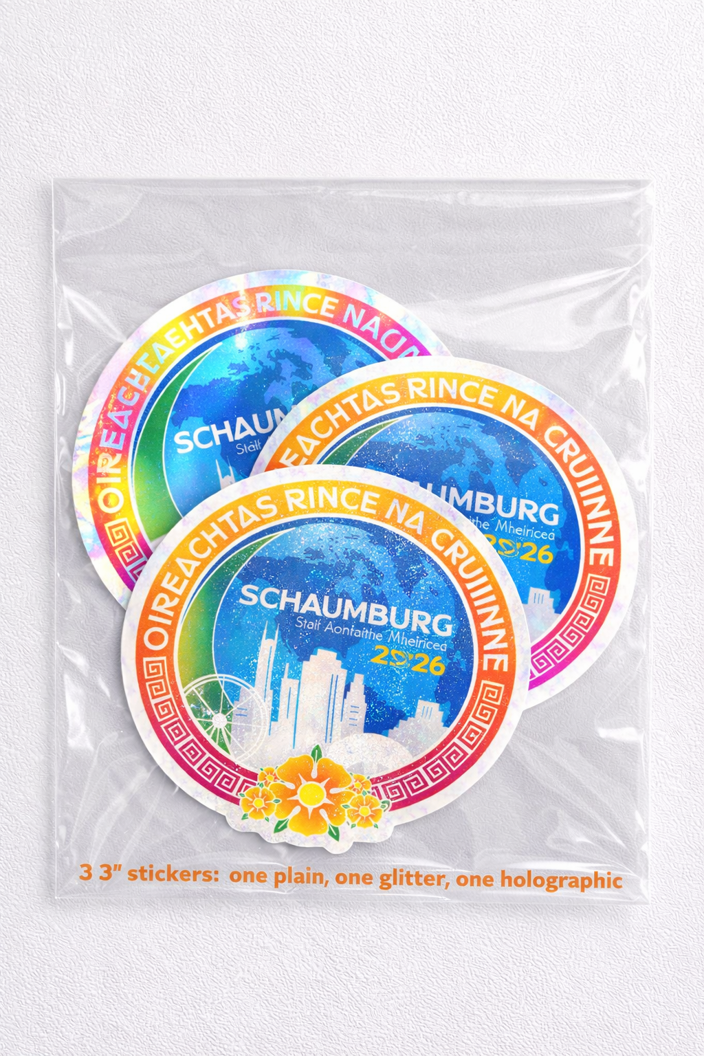 Sticker pack, Irish Dance Worlds Sticker, ORNC 2026, Schaumburg Sticker, Send Off Gift