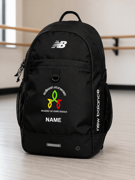 Sullivan Stewart Studio of Irish Dance Backpack, Irish Dance Bag, Irish Dance Backpack, New Balance Backpack