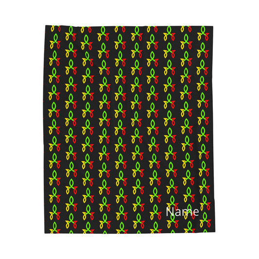 custom irish dance school blanket, Sullivan Stewart school of Irish Dance blanket, School Blanket, Irish Dance Blanket, Feis Blanket