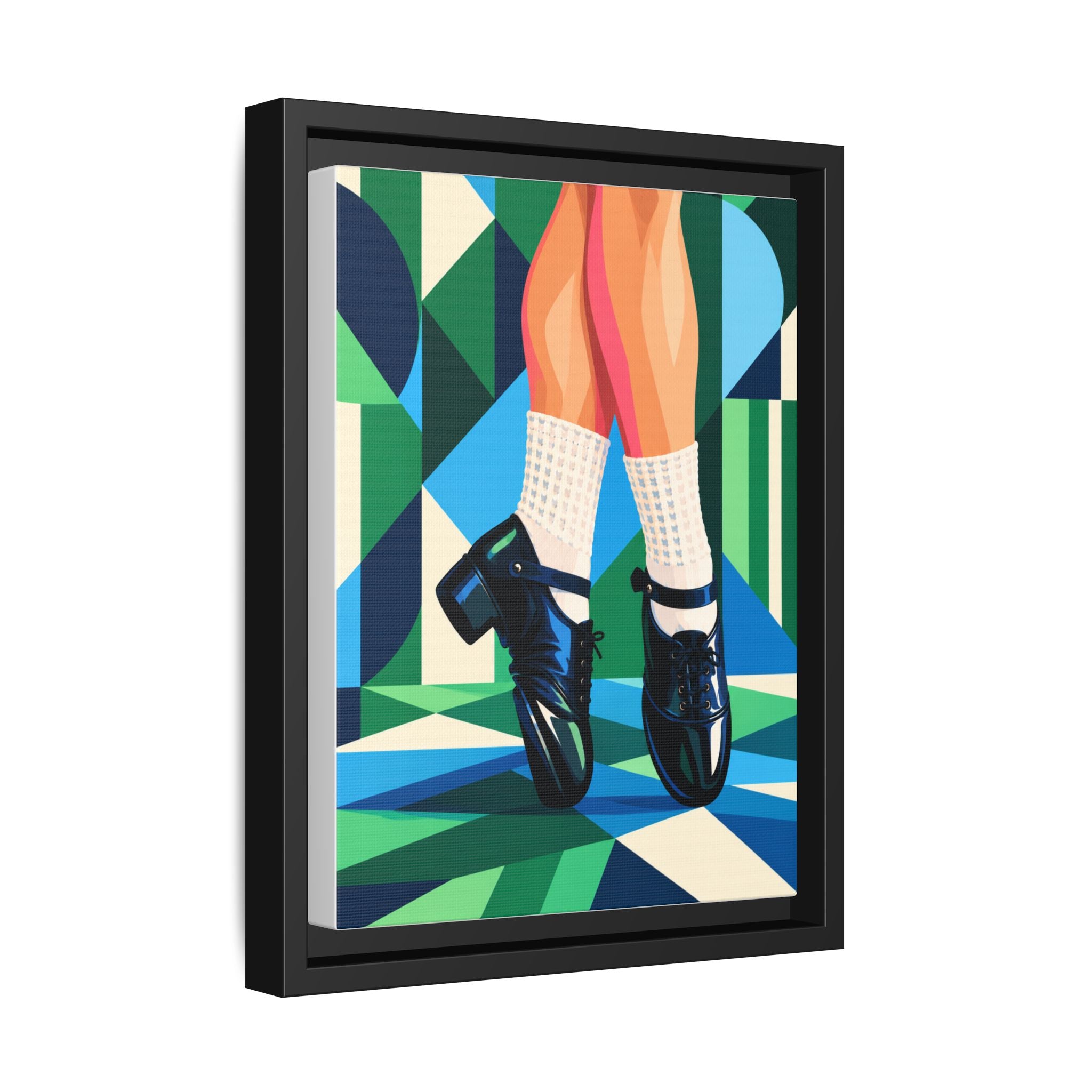 Reel Rhythm ☘️ Irish Dance Wall Art – Hard Shoe Canvas Print