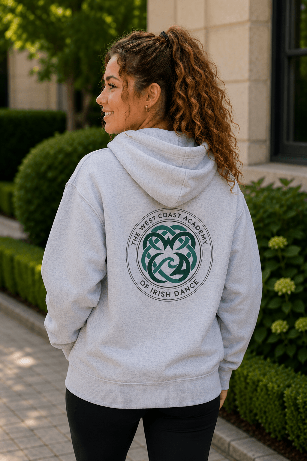 West Coast Academy of Irish Dance Personalized Adult Full-Zip Hoodie