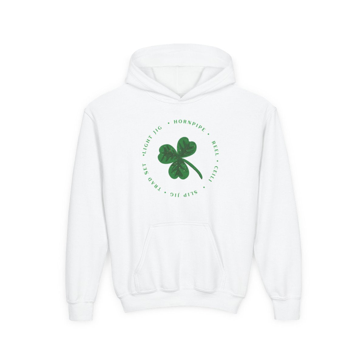 Youth Irish Dance Sweatshirt, Cozy Irish Dance Hoodie, Shamrock Hoodie