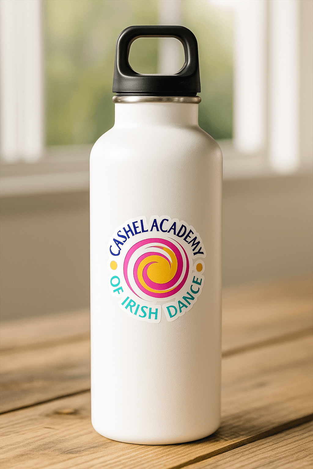 Cashel Academy of Irish Dance Sticker, Irish Dance School Logo Merch, Spirit Wear, Irish Dance Gift, Waterbottle Sticker