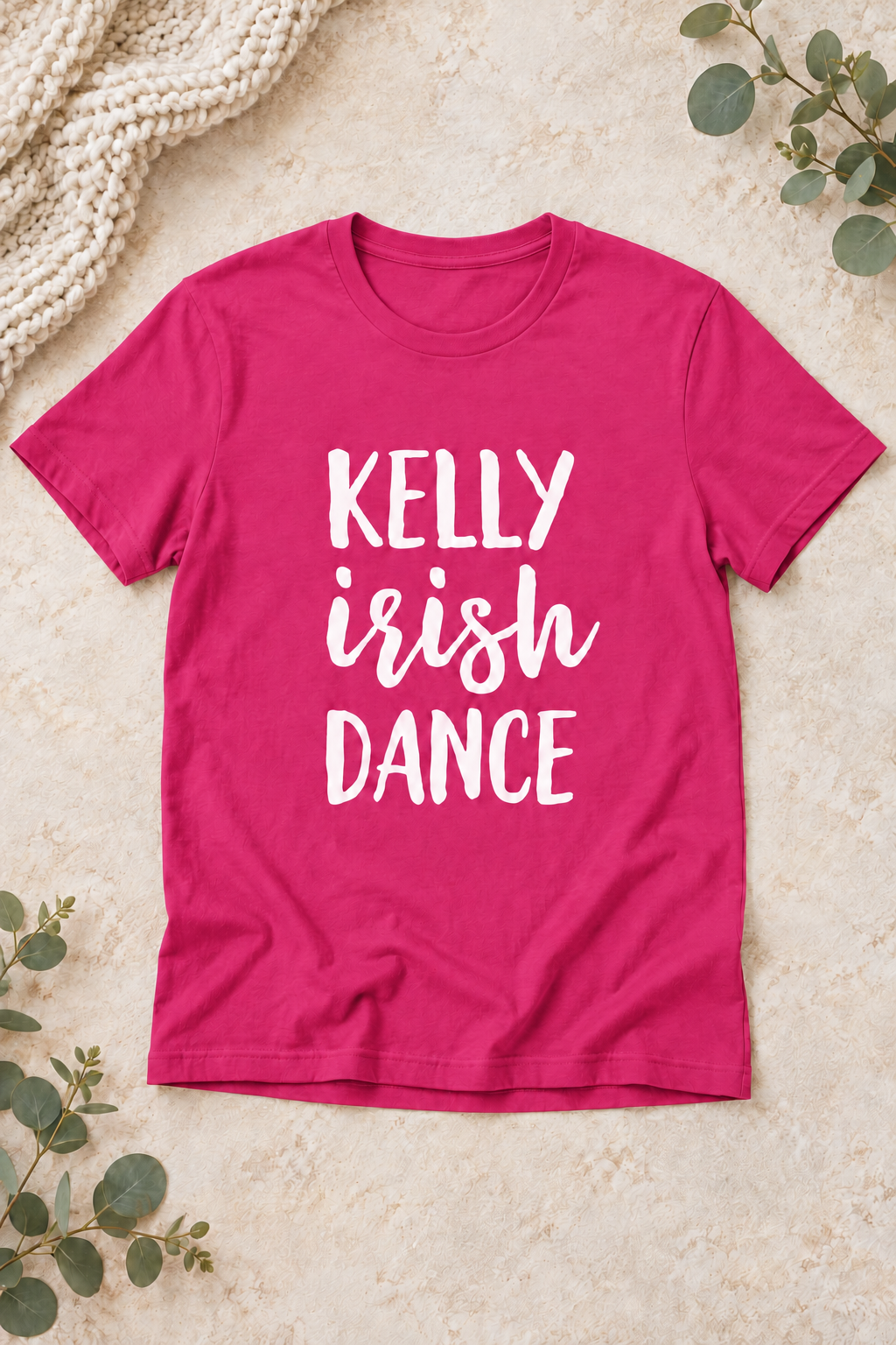 Kelly Irish Dance youth tee, KSID kids shirt for Irish dancers