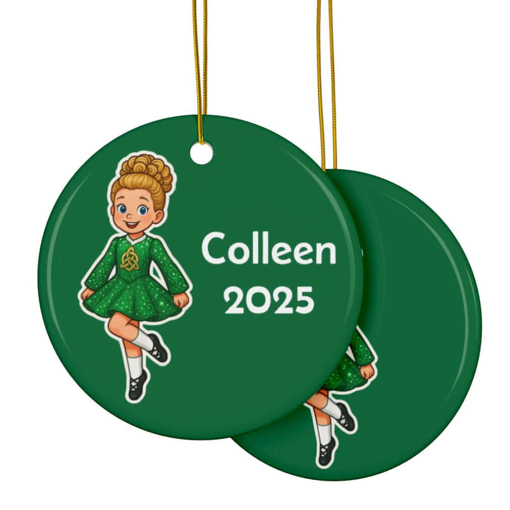 Irish Dance Ornament, Personalized Irish Dance Ornament, Custom Irish Dancer Ornament,  Irish Dance Christmas Ornament, 
Irish Dancer Gift