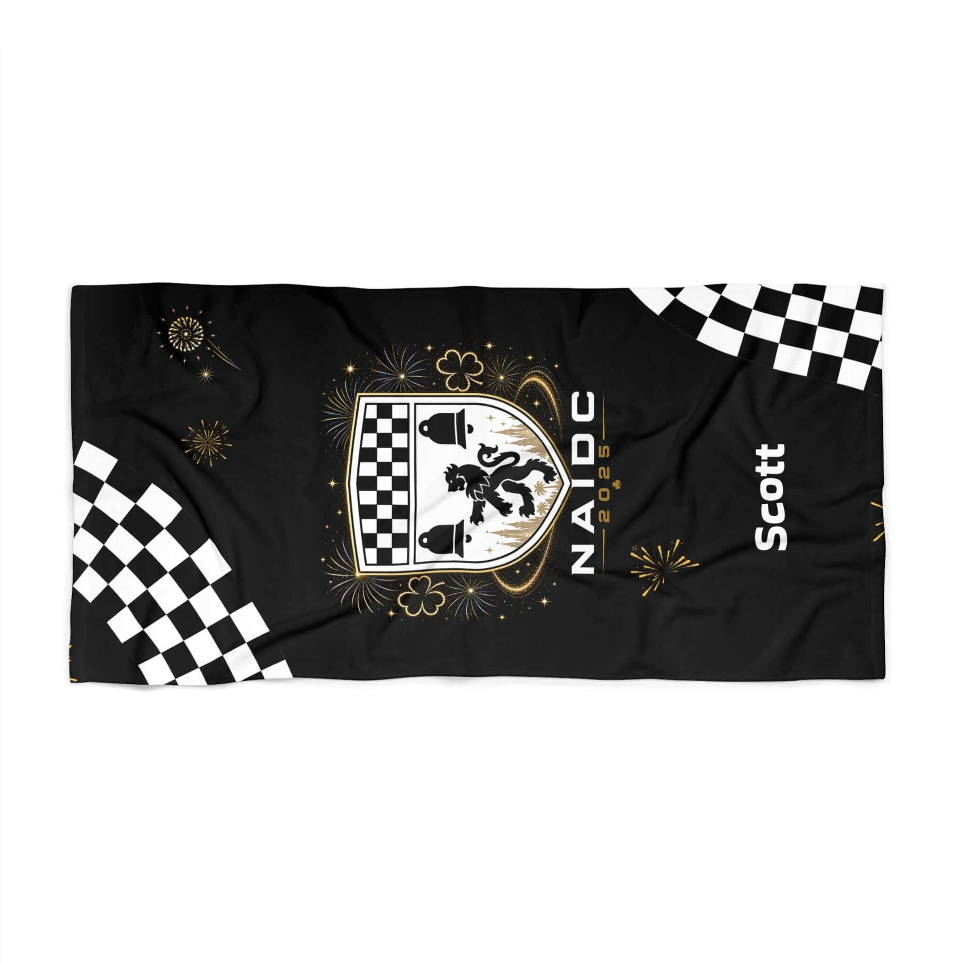 custom Irish dance team towels, Irish dance Nationals 2026 towel, NAIDC 2026 beach towel, personalized Irish dance towel with name, Irish dance team gear towels, custom dance team towels, Irish dance competition towel,