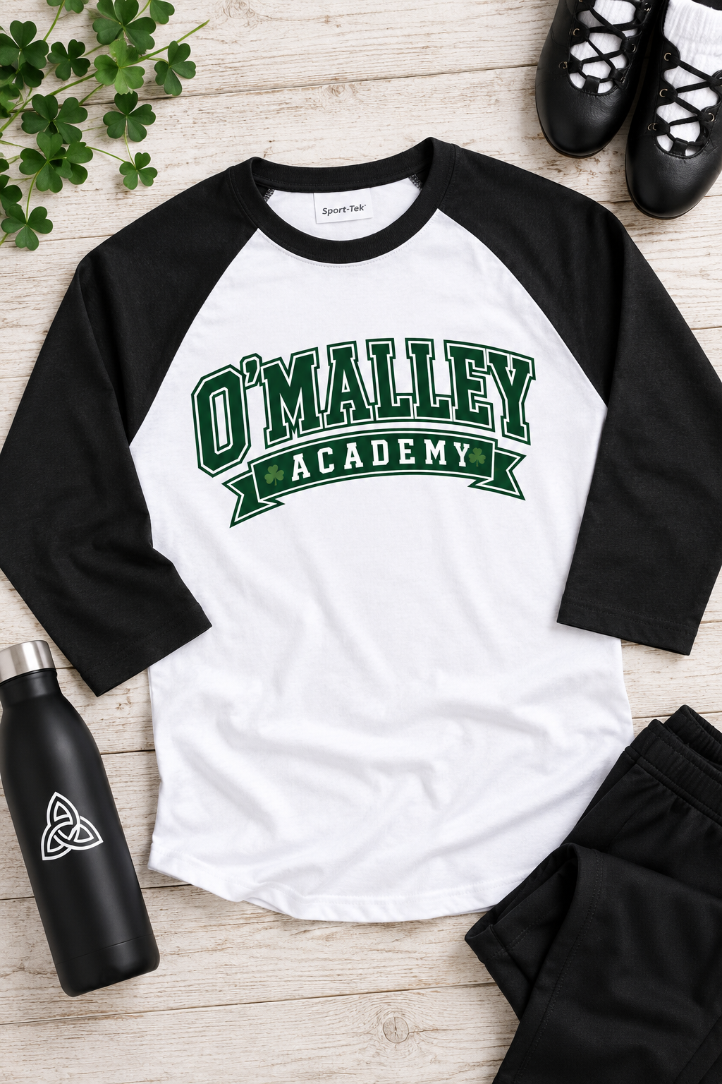 O'Malley Academy Raglan Shirt - Vintage Collegiate Baseball Tee