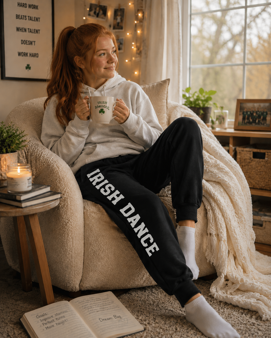 Irish Dance Apparel, Irish Dance Sweatpants, Irish Dance Joggers, Irish Dance Practice Gear