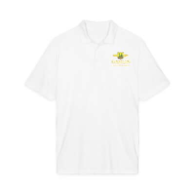 Irish Dance School Apparel: Hamlin Embroidered Polo Shirt, White