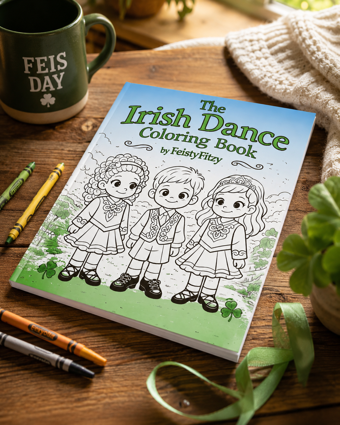 Irish Dance Stocking Stuffers, Irish Dance Christmas Gifts, Irish Dance Coloring Book, Irish Dance Holiday Gifts