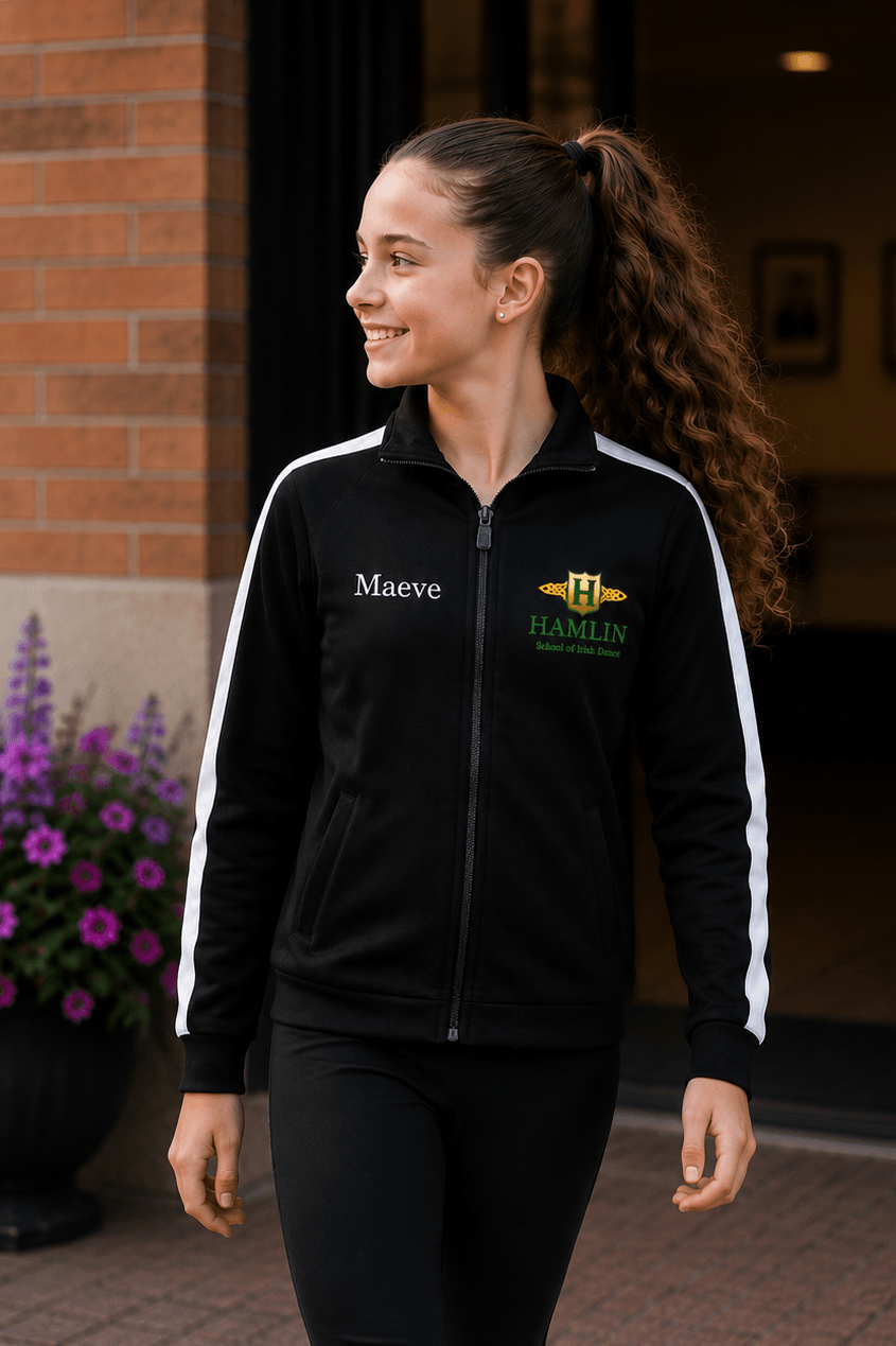 Irish Dance Practice Jacket, Irish Dance Warm Up Jacket, Irish Dance Travel Jacket, 