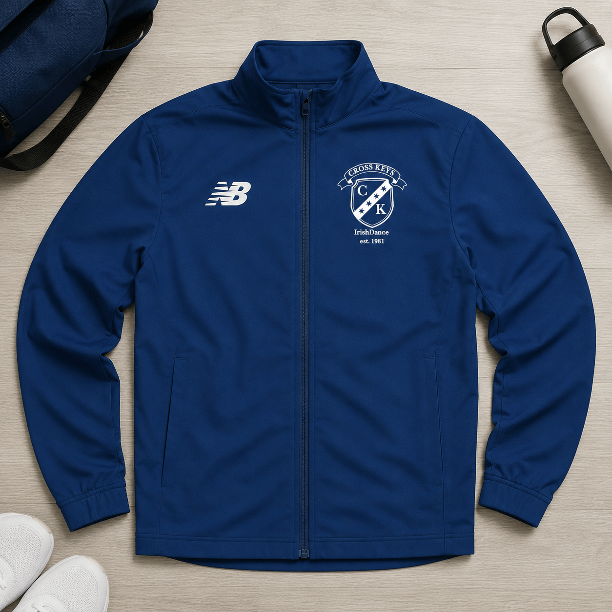 Irish Dance Warm Up Jacket
New Balance Jacket
Irish Dance Apparel
Irish Dance Team Jacket
Feis Jacket
Irish Dance Competition Wear
Embroidered Dance Jacket
Irish Dance Travel Jacket
Dance Studio Jacket
Irish Dancer Gift