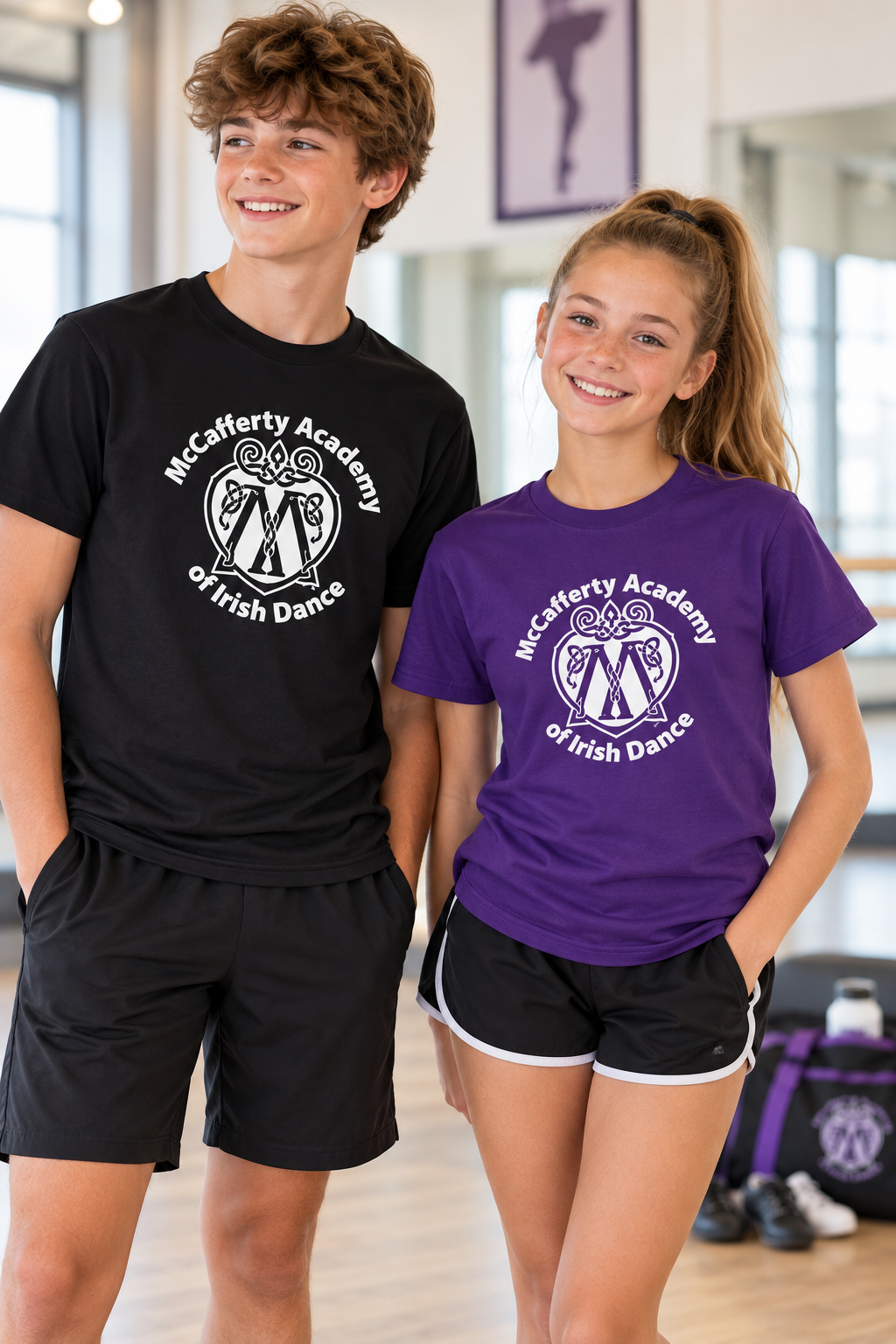 McCafferty Academy of Irish Dance youth tee