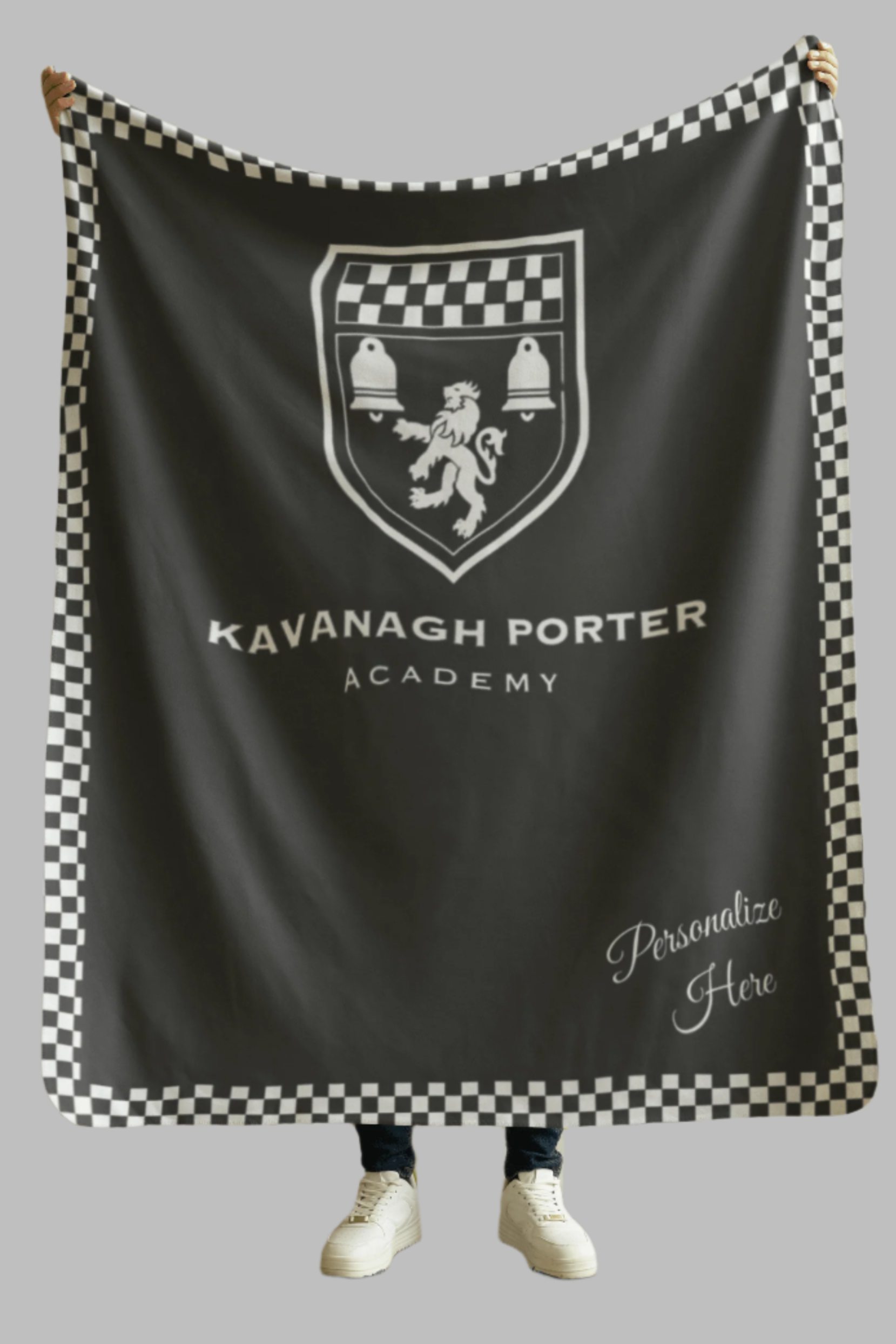 KPA's Personalized Velveteen Plush Blanket Irish dance school gear Irish dance apparel Custom Irish dance school jackets Irish dance team bags Irish dance hoodies Dance school merchandise Irish dance supporter gear Personalized Irish dance school clothing