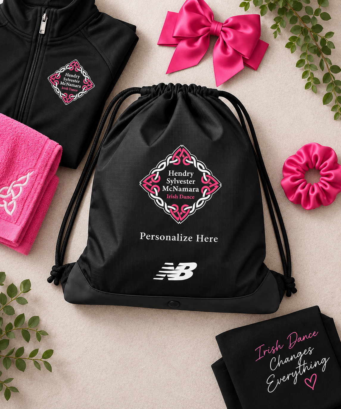 HSM New Balance Team Drawstring Bag