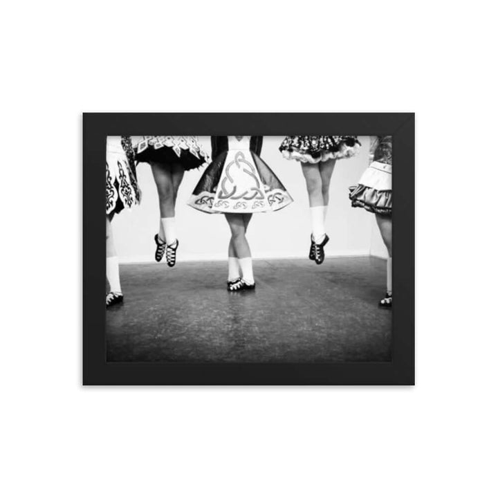 Framed Black and White Irish Dance Poster, Vintage Irish Dance PrintFramed Art Print, Irish Dance Art Print, Irish Dance Poster, Irish Dance Studio Decor, Irish Dance Bedroom Decor, Irish Step Dance Art, Irish Step Dance Decor, Vintage Irish Step Dance Po