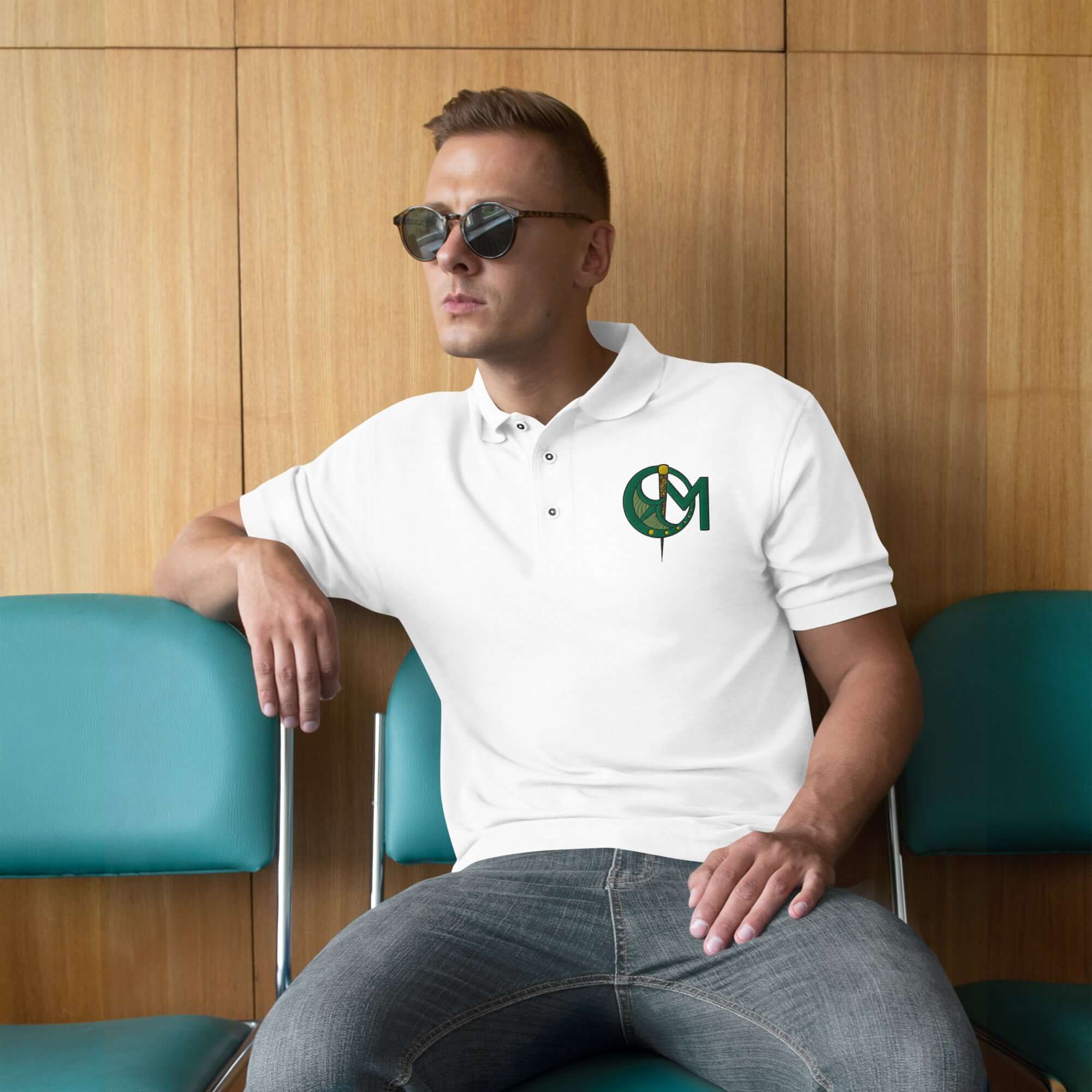 O'Malley Men's Premium PoloPolo ShirtIrish Dance Polo,Irish Dance Spiritwear,O'Malley,Polo Shirt,School PoloA classic piece that never goes out of style, this Port Authority embroidered polo has it all—relaxed fit, silky fabric, and a comfortable length.