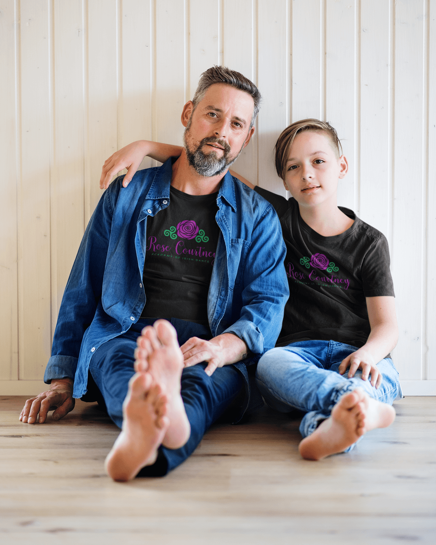 Rose Courtney School ShirtT-ShirtIrish Dance School,RCAID,Rose Courtney,School collection,School GearThese shirts are Bella and Canva 4.2 oz., 100% combed and ringspun cotton. They are super soft and wear well weather you are at school, dance class a Feis