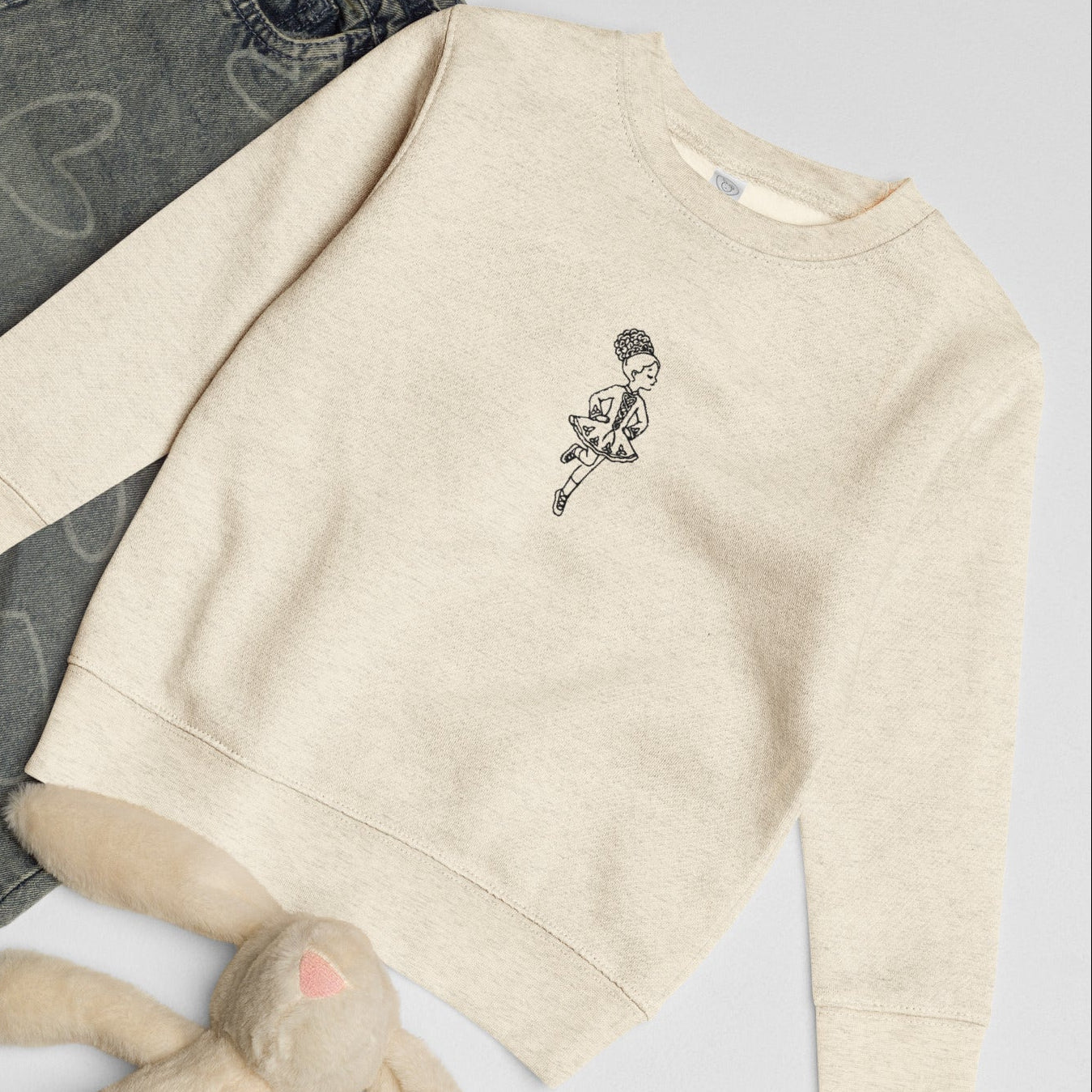 toddler Irish dancer sweatshirt, personalized Irish dance sweatshirt, embroidered toddler sweatshirt, Irish dance toddler gift, future Irish dancer, feis toddler outfit, Irish dance school apparel, custom embroidered sweatshirt, Irish dance baby gift, toddler dance clothing, Irish dancer name sweatshirt, Irish dance apparel, little Irish dancer.