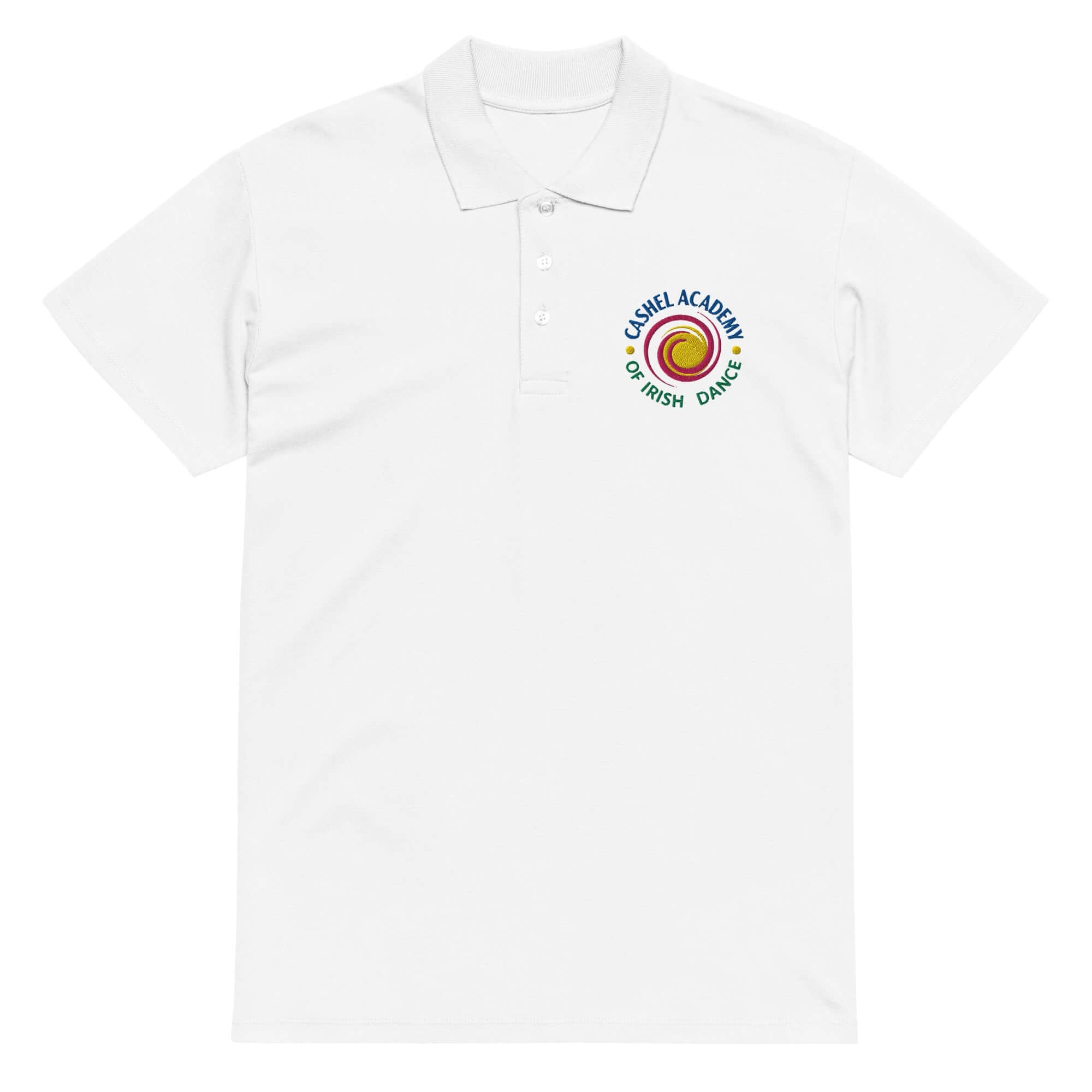 Cashel School of Irish Dance, Irish Dance School Gear, Irish Dance Apparel, Irish Dance School Gear, Custom logo, Polo Shirt