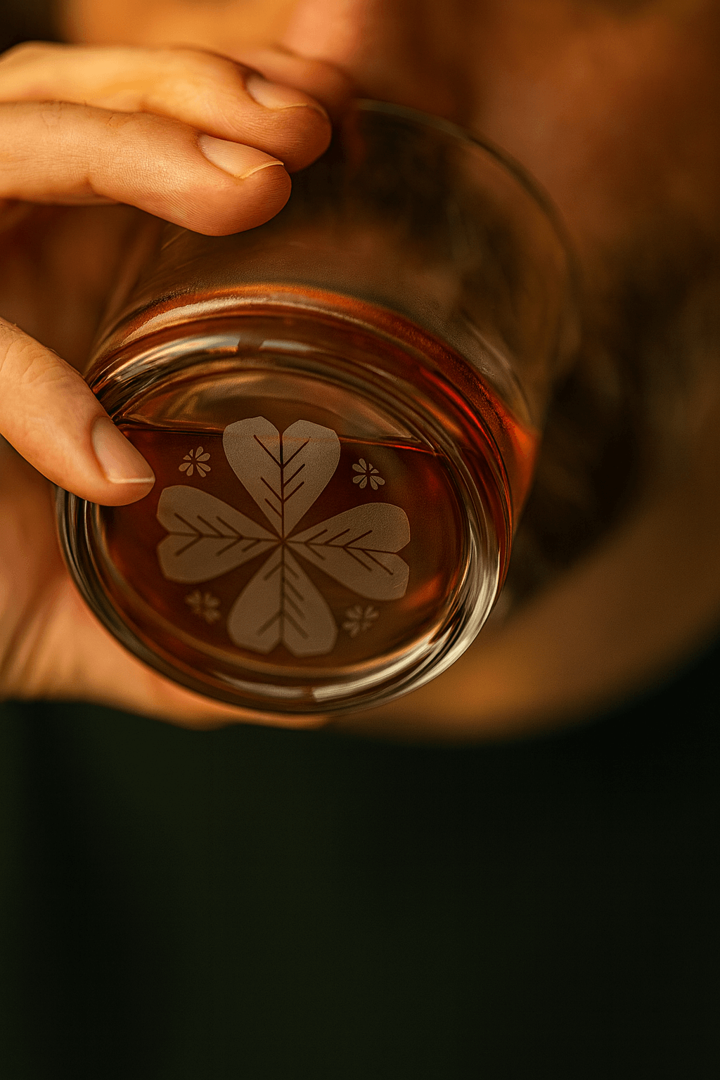 whimsical skedaddler glass,
irish dance whiskey glass,
custom irish dance gift,
shamrock etched whiskey glass,
irish dancer gift idea,
irish dance teacher gift,
celtic barware,