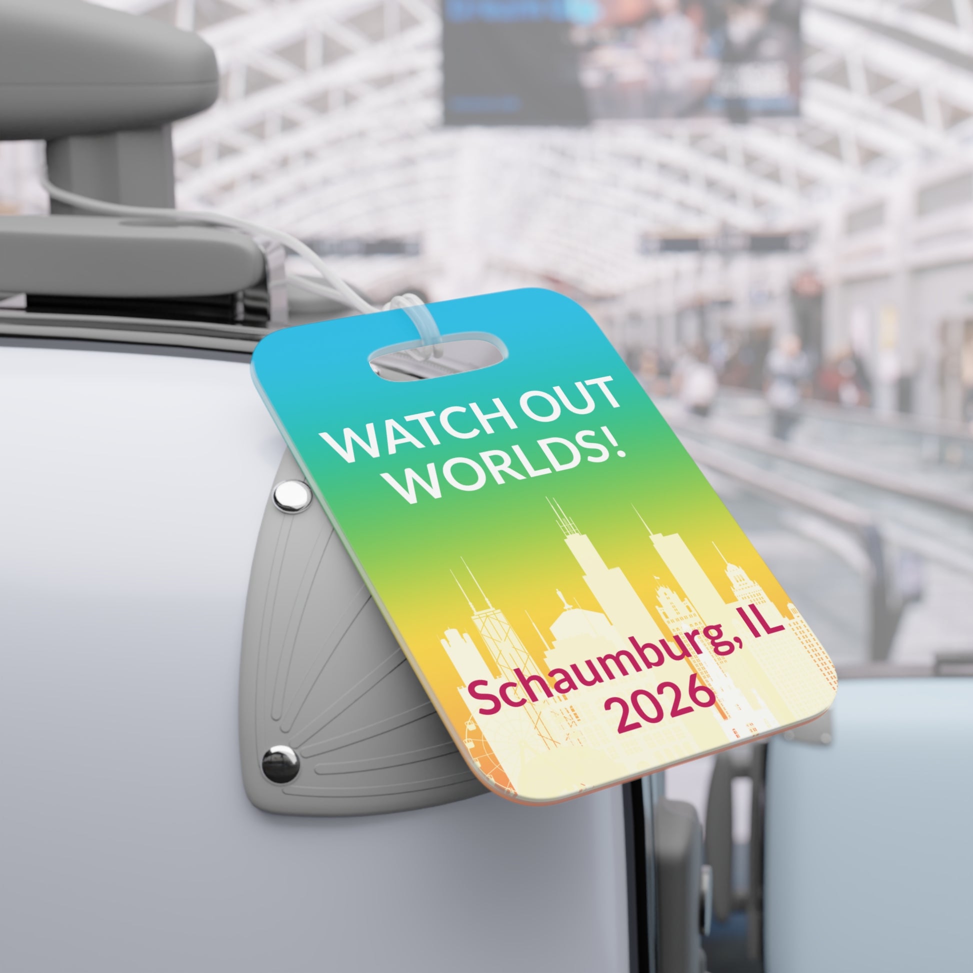 worlds tag, chicago tag, ord tag, travel tag, dance gift, luggage tag, bag tag, suitcase tag, oireachtas tag, irish dance, feis travel, dancer gift, 2026 worlds, send off gifts