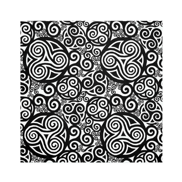 Triskele Black and White Celtic Napkins, Set of 4Whether it's for your business, your home party, or for any event, our personalized napkins bring much needed character to the table. Made with luxuriously soft microfiber fabric, printed on the top with no